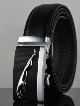 Men Automatic Buckle Leather Belts - Amazitshop