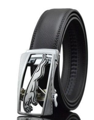 Men Automatic Buckle Leather Belts - Amazitshop