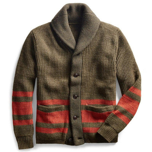 Men Cardigan Jacket Knitwear Trend Fashion - Amazitshop