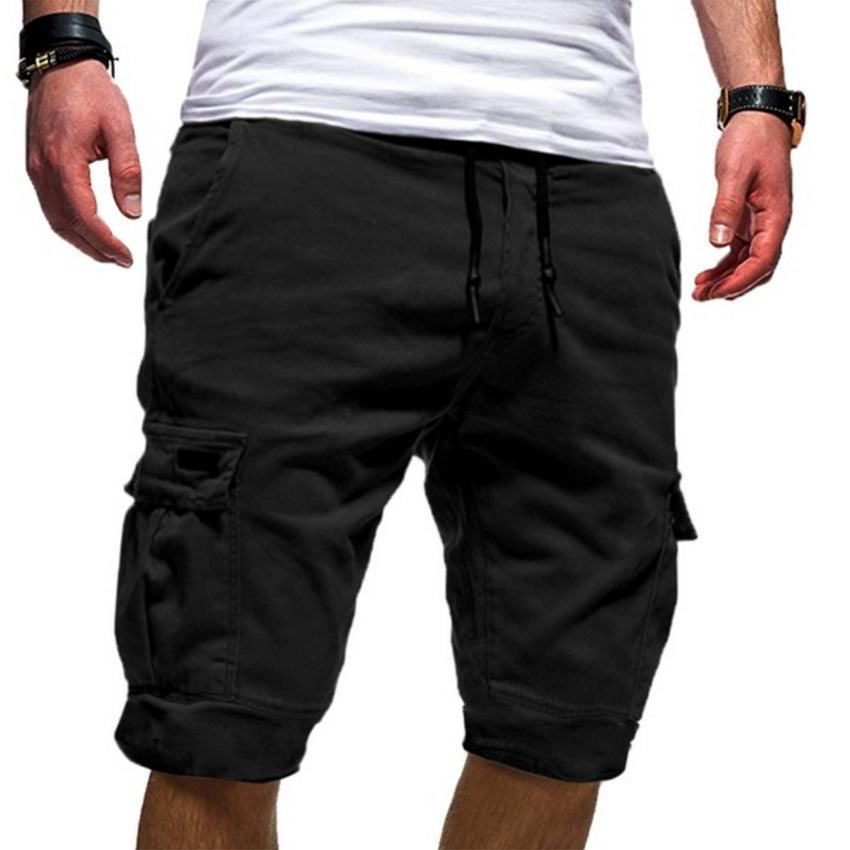 Men Casual Jogger Sports Cargo Shorts Military Combat Workout Gym Trousers Summer Mens Clothing - Amazitshop