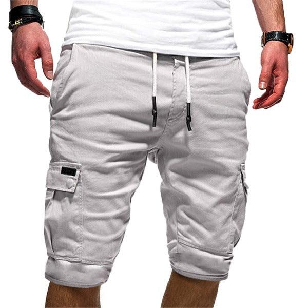 Men Casual Jogger Sports Cargo Shorts Military Combat Workout Gym Trousers Summer Mens Clothing - Amazitshop