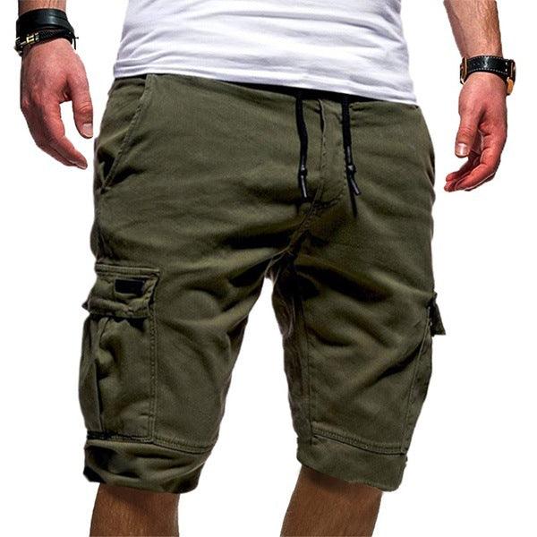 Men Casual Jogger Sports Cargo Shorts Military Combat Workout Gym Trousers Summer Mens Clothing - Amazitshop
