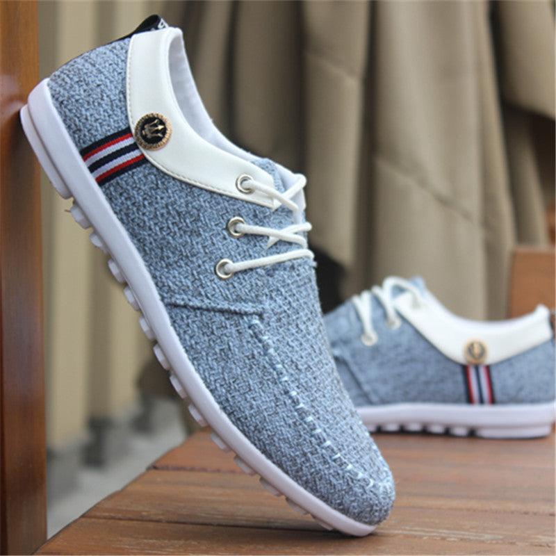 men Casual Shoes mens canvas shoes for men shoes men fashion Flats brand fashion - Amazitshop
