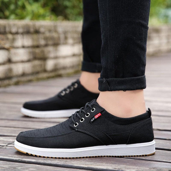 Men Casual Shoes Summer Canvas Shoes Men Breathable Casual Canvas Men Shoes Walking Men Shoes Chaussure Homme Factory sales - Amazitshop