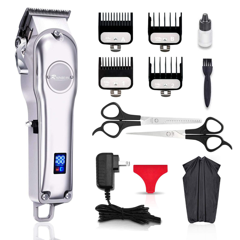 Men Hair Trimmer 3 in 1 IPX7 Waterproof Beard Trimmer Grooming Kit Cordless Hair Clipper for Women & Children LED Display USB Rechargeable Amazon Banned - Amazitshop