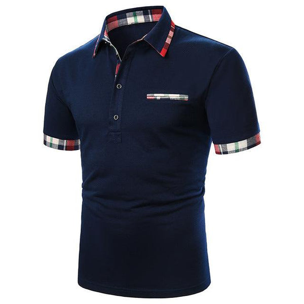 Men Polo Men Shirt Short Sleeve Polo Shirt - Amazitshop