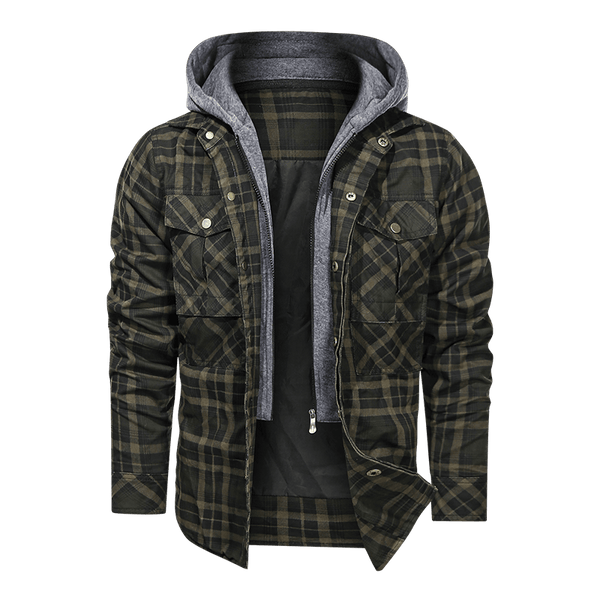 Men Warm Jacket Fleece Thick Autumn Winter Detachable Hoodies Jackets Men Slim Fit Men Clothing - Amazitshop