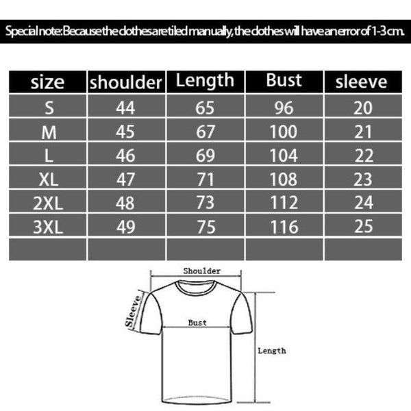 Men's 3D Digital Printing Casual Round Neck Short Sleeves - Amazitshop