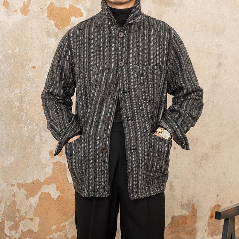 Men's All - in - one Striped Jacket Trend - Amazitshop