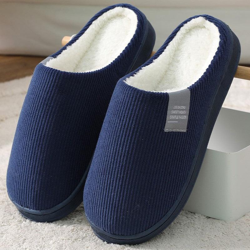 Men's And Women's Home Warm In Winter Cotton Slippers - Amazitshop