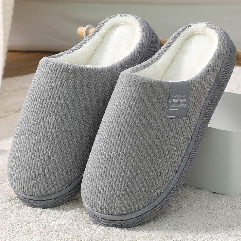 Men's And Women's Home Warm In Winter Cotton Slippers - Amazitshop