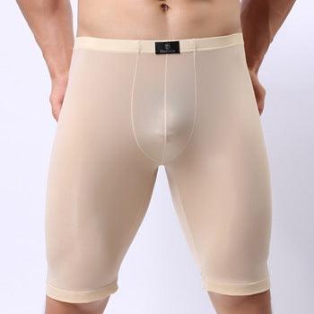 Men's Breathable Mid Waist Long Leg Underwear - Amazitshop