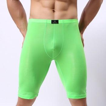 Men's Breathable Mid Waist Long Leg Underwear - Amazitshop