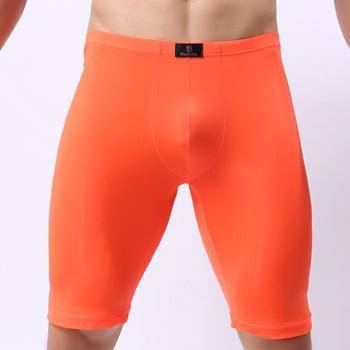 Men's Breathable Mid Waist Long Leg Underwear - Amazitshop