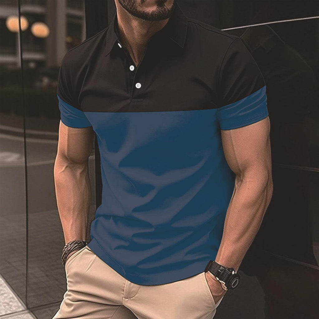 Men's Casual Polo Shirt T-shirt Top - Amazitshop