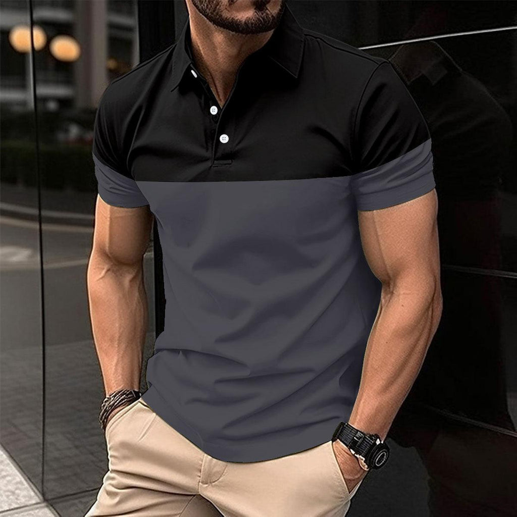 Men's Casual Polo Shirt T-shirt Top - Amazitshop