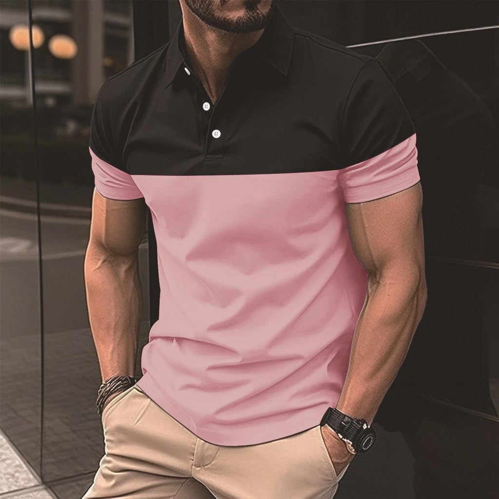 Men's Casual Polo Shirt T-shirt Top - Amazitshop