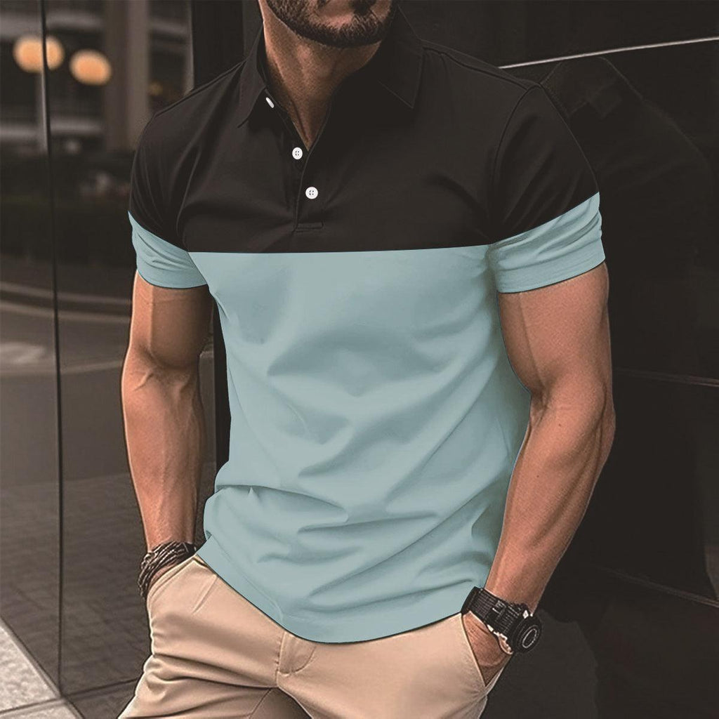 Men's Casual Polo Shirt T-shirt Top - Amazitshop