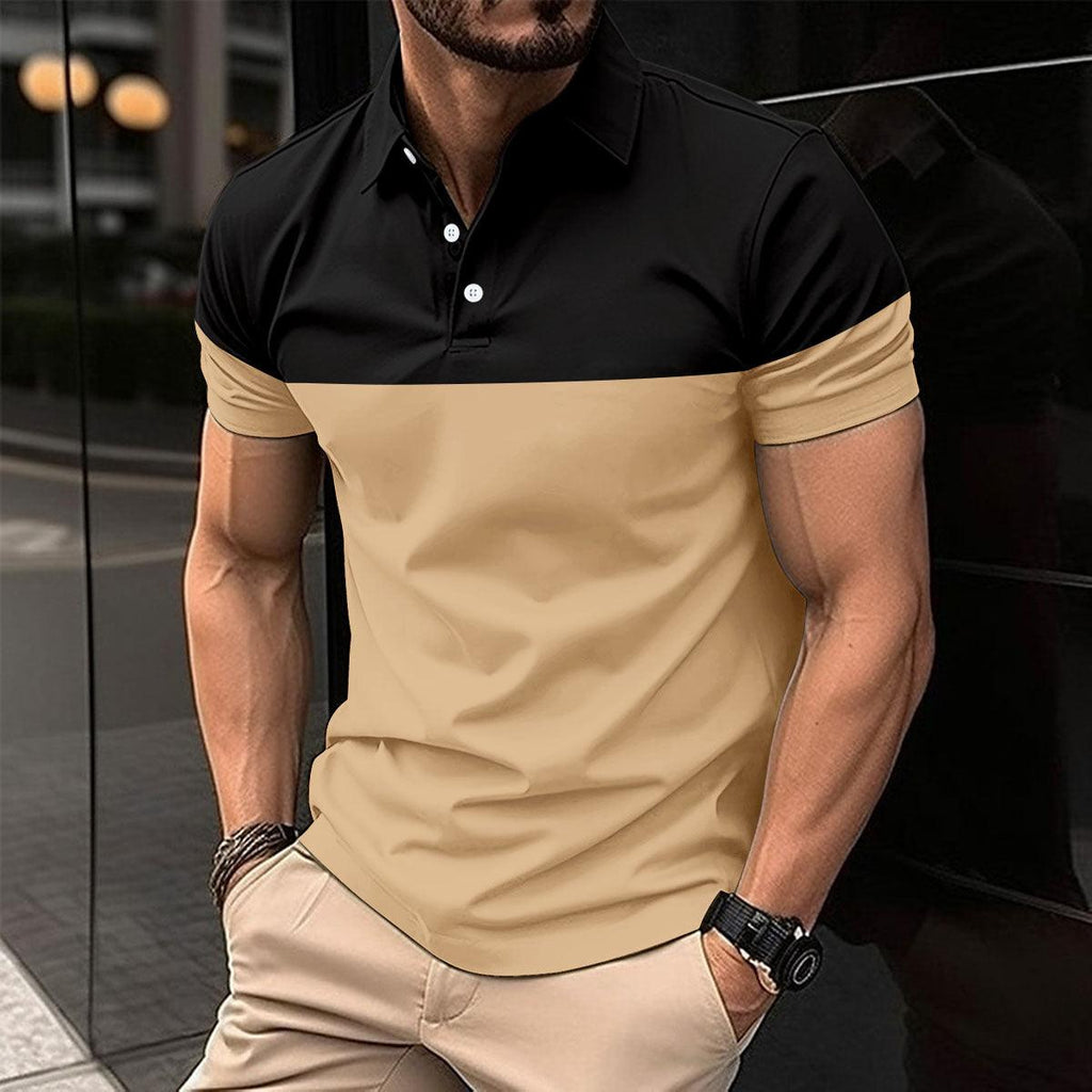 Men's Casual Polo Shirt T-shirt Top - Amazitshop
