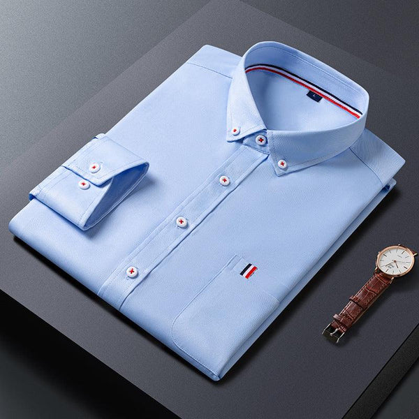 Mens Casual Shirt Fashion Business Dress Shirts Men Clothes - Amazitshop