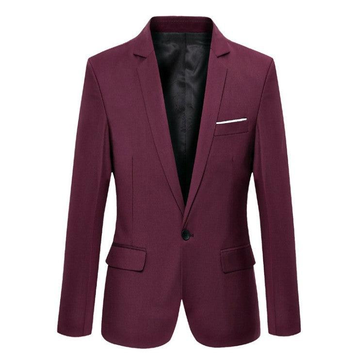 Men'S Casual Western Style Small Suit Jacket Korean Style Trend - Amazitshop