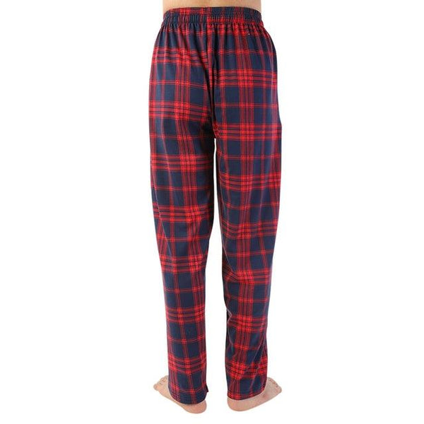 Men's Check Cotton Sleep Bottoms - Amazitshop
