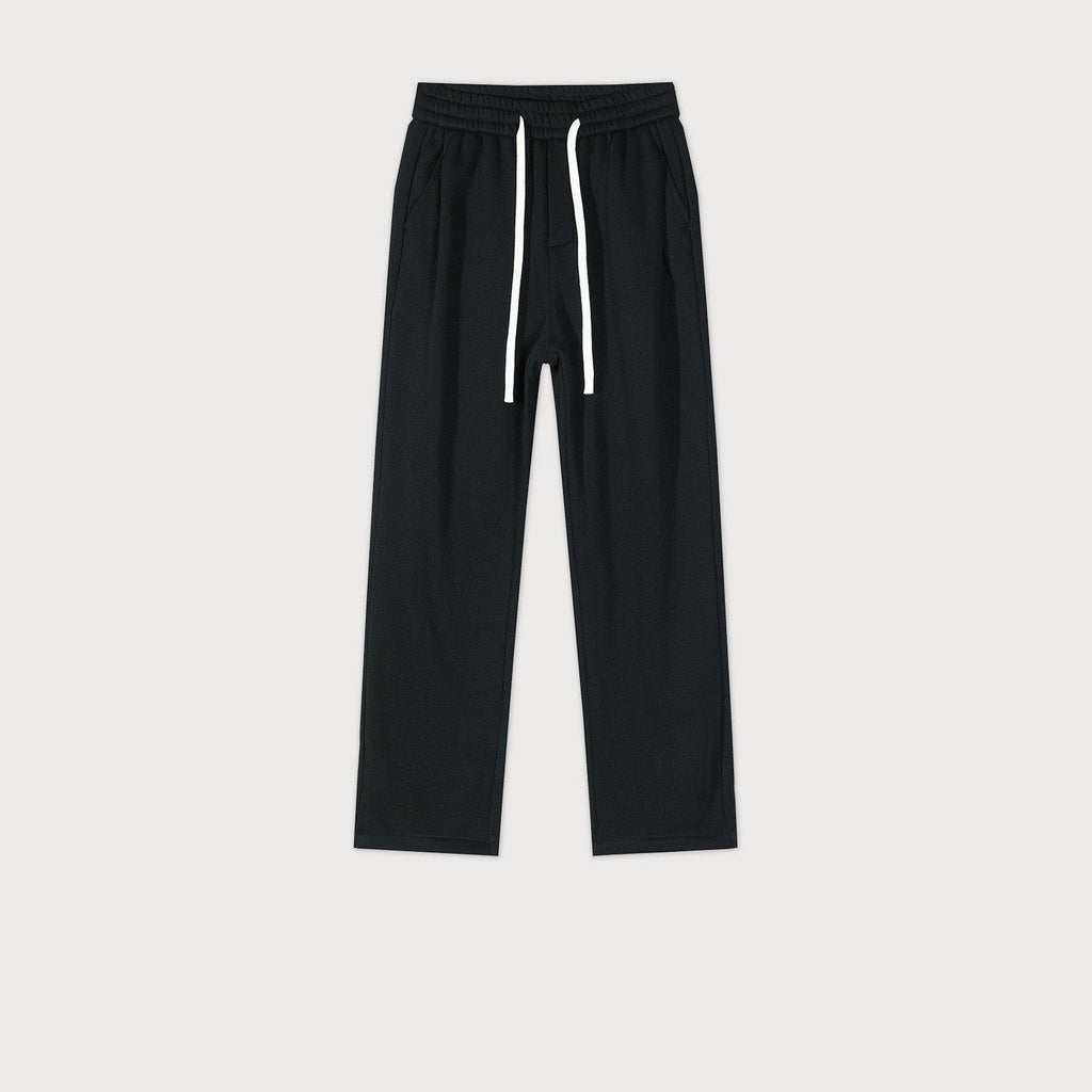 Men's Clothing Straight Drooping Fleece - lined Pants - Amazitshop