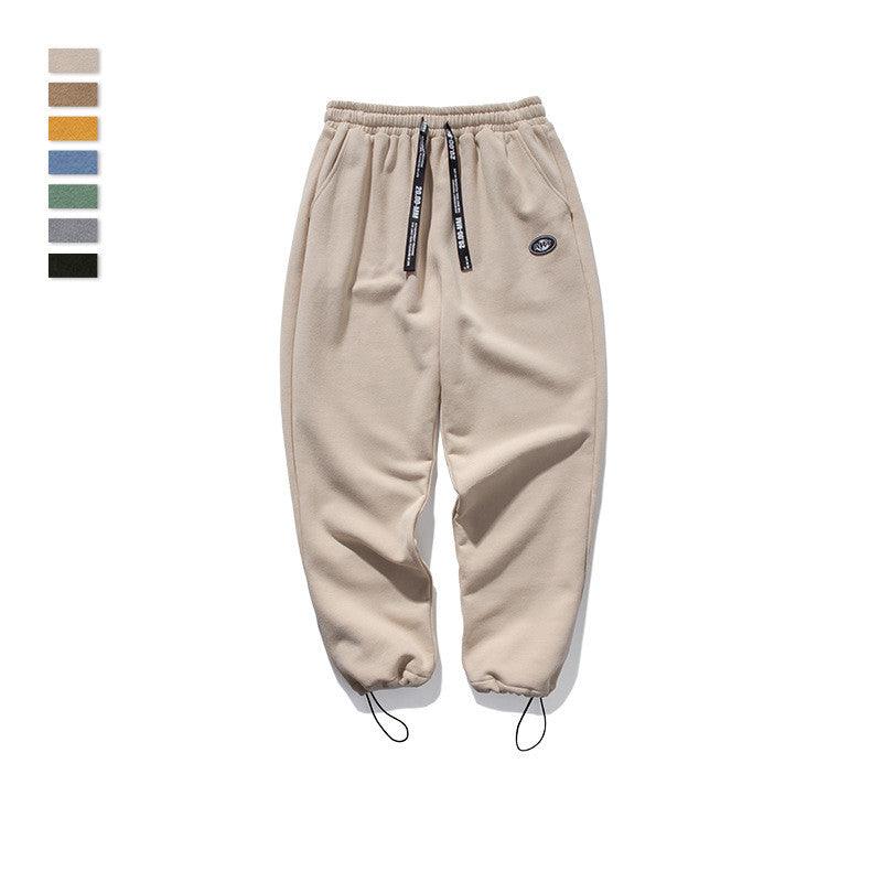 Men's drawstring knit stretch sweatpants - Amazitshop