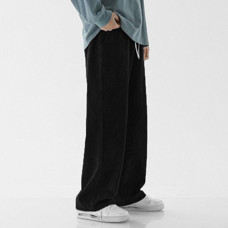 Mens Fashion Casual Loose Straight Jeans - Amazitshop