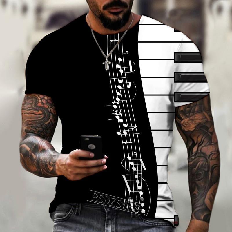 Mens Fashion Casual Mesh Collarless Short Sleeve T-shirt - Amazitshop
