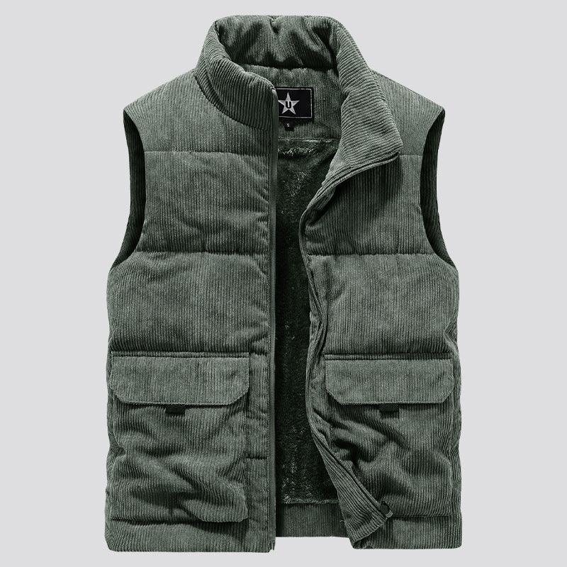 Men's Fashion Personalized Corduroy Vest - Amazitshop