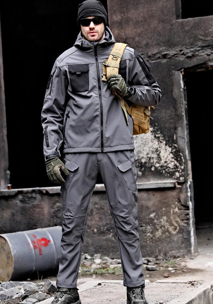 Men's Fashion Soft Shell Shell Jacket Suit - Amazitshop