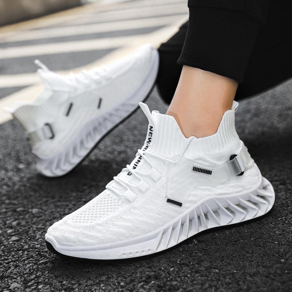 Men's Fashion Trendy Breathable Flyknit Sports Casual Shoes - Amazitshop