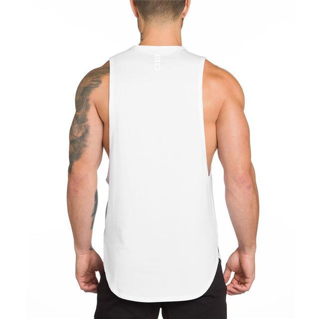 Mens Gyms Fitness Bodybuilding Tank - Amazitshop