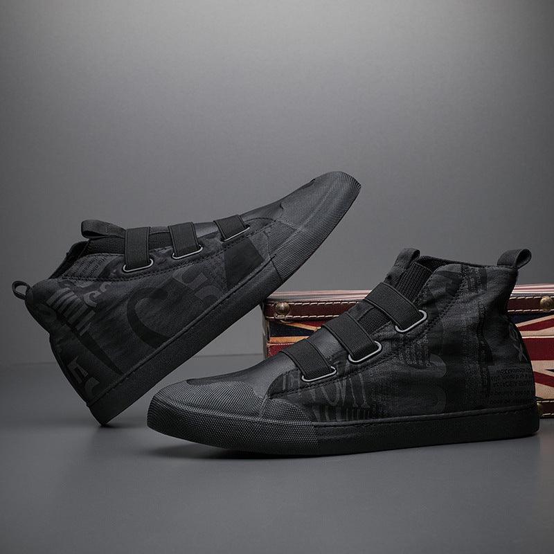 Men's High - top Camouflage Canvas Shoes Youth Fashion Casual Shoes - Amazitshop