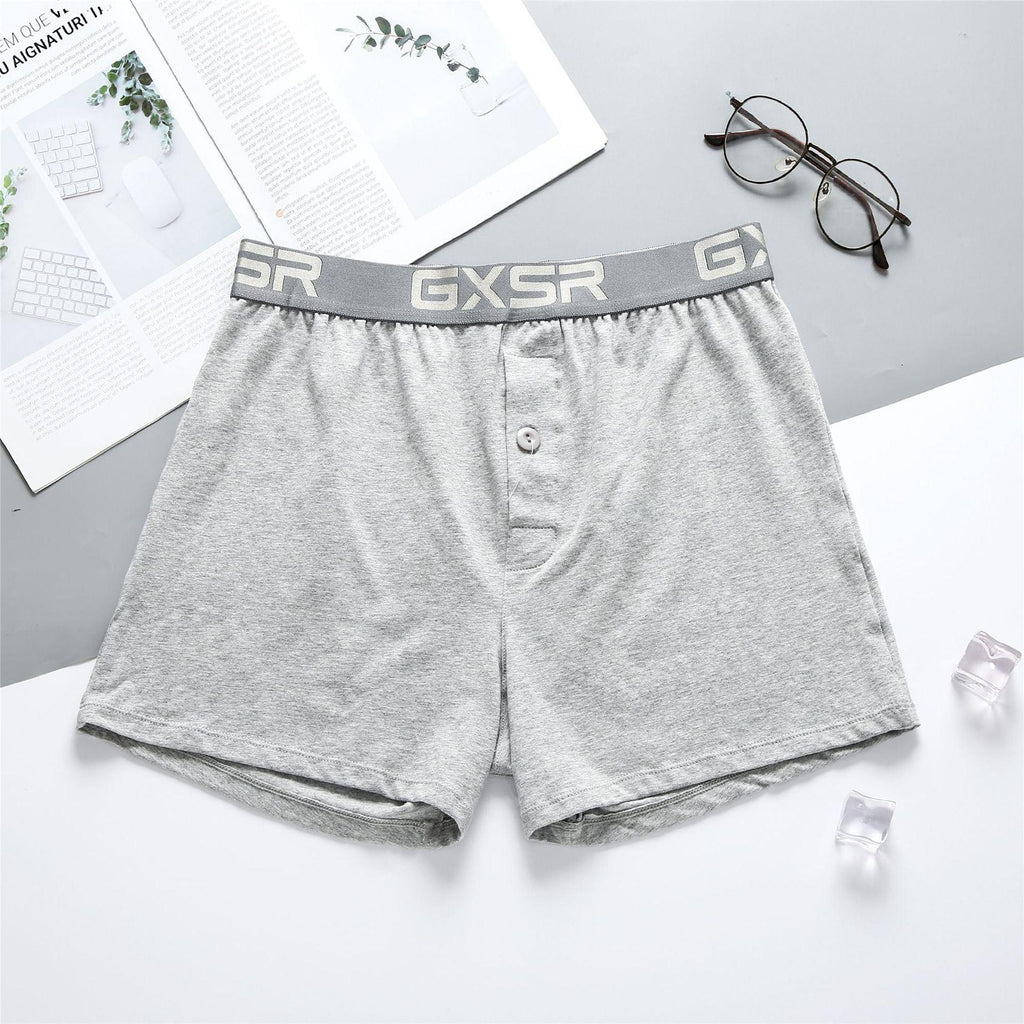 Men's Home Pants Low Waist Pure Cotton Breathable Underwear - Amazitshop