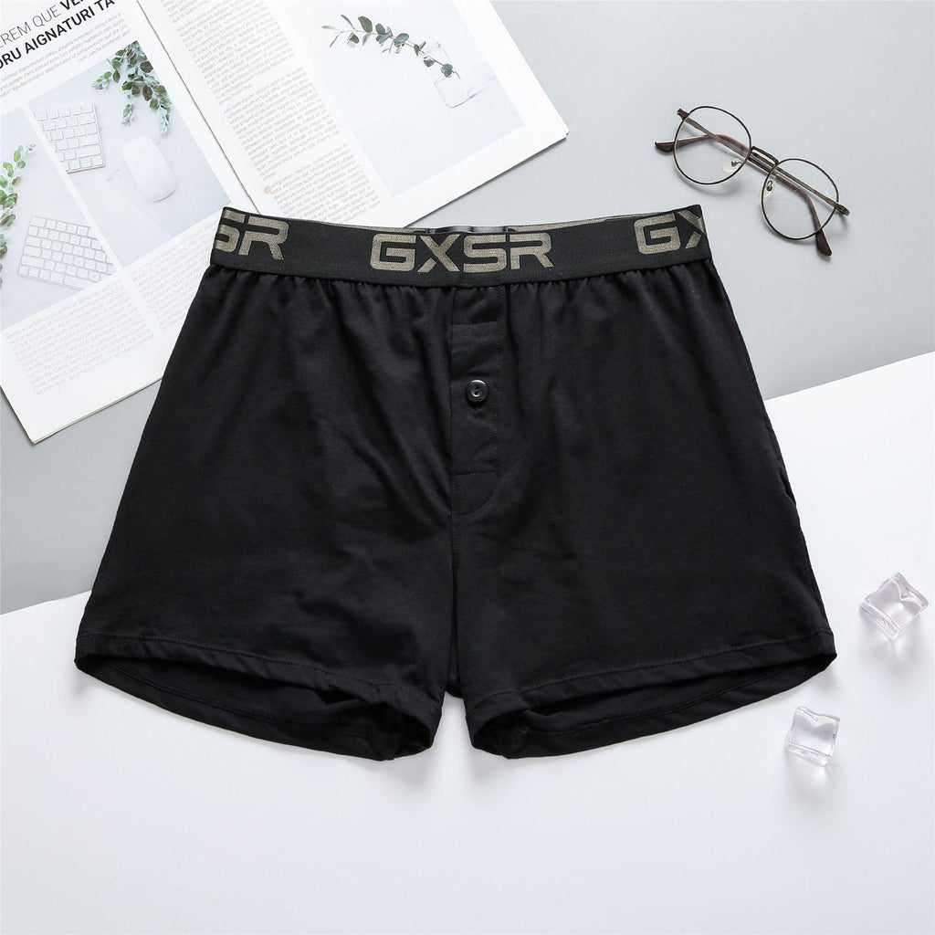 Men's Home Pants Low Waist Pure Cotton Breathable Underwear - Amazitshop