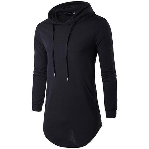 MENS HOODED T SHIRT - Amazitshop