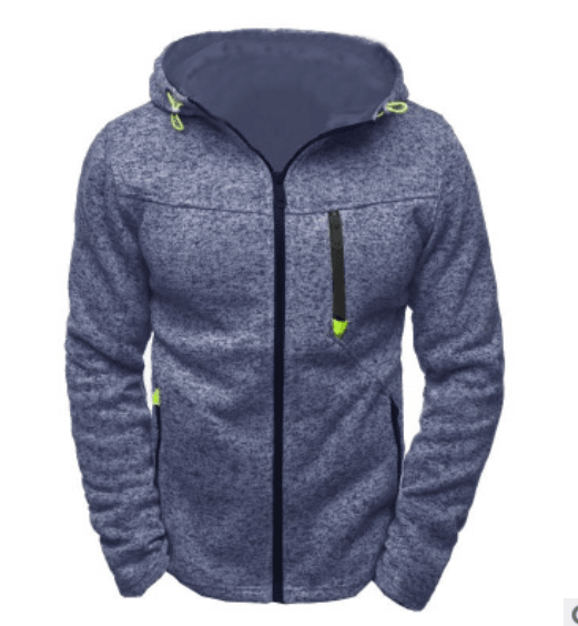 Men's Hoodie Grey Casual Branded Sweater Sweatshirts - Amazitshop