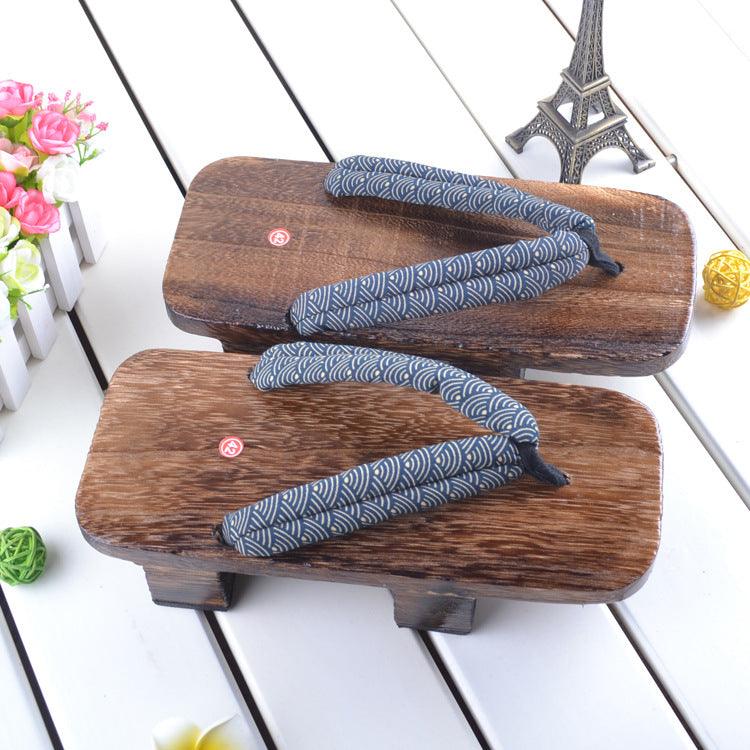 Men's Japanese Kimono Geta Clogs Bench - Amazitshop