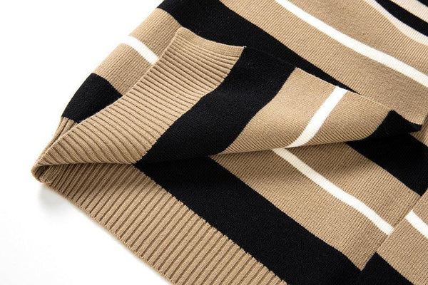 Men's Knit Cardigan Fashion Jacket Knitwear Outer Sweater Men - Amazitshop