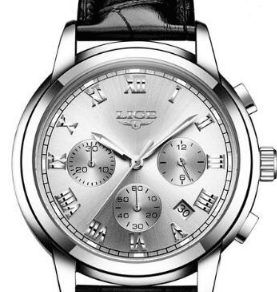 Mens Leather Casual Watch - Amazitshop