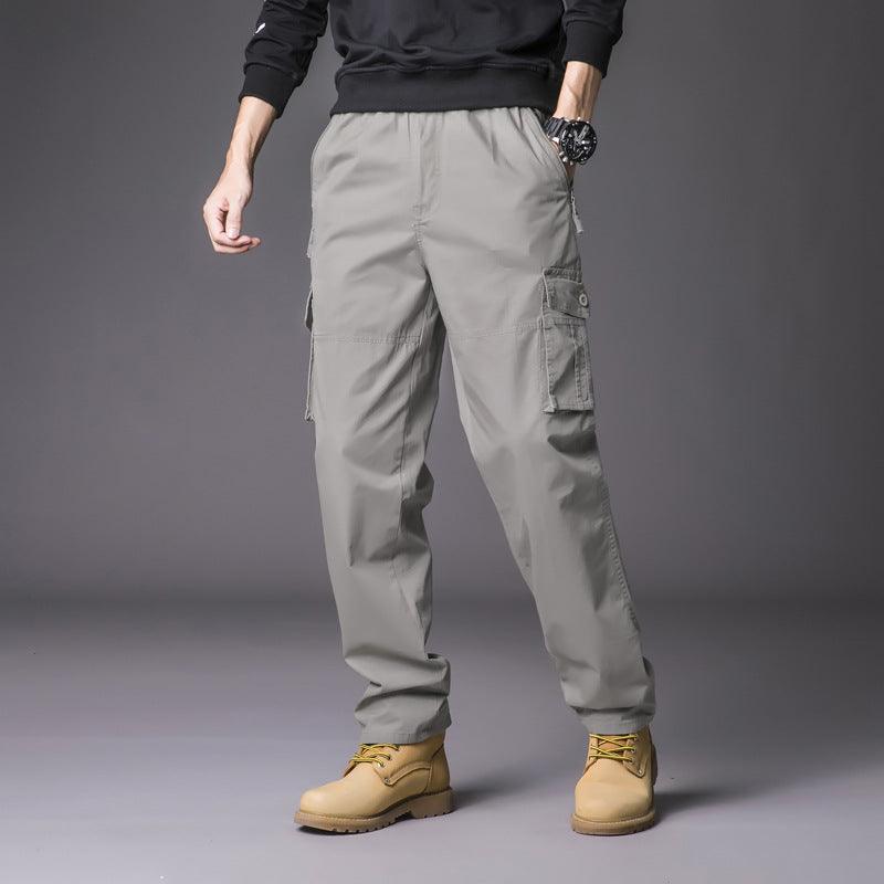 Men's Leisure Cargo Loose Multi - pocket Casual Sports Pants - Amazitshop