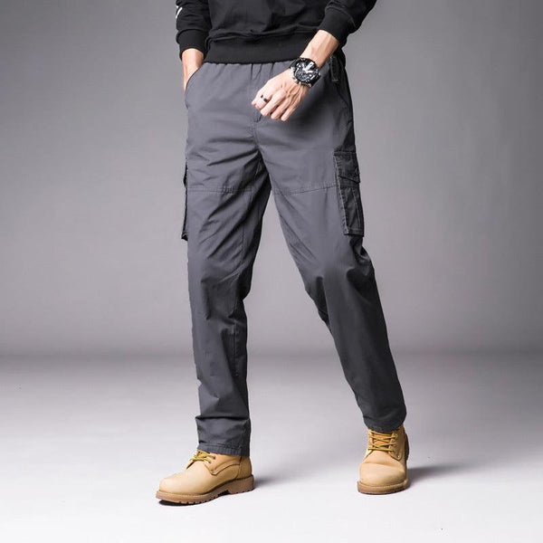 Men's Leisure Cargo Loose Multi - pocket Casual Sports Pants - Amazitshop