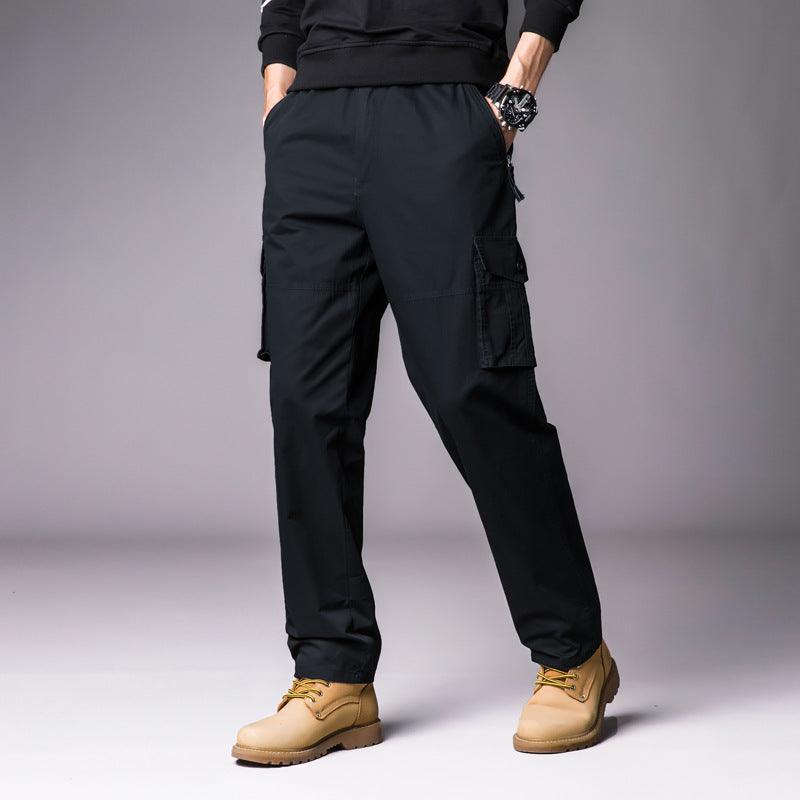 Men's Leisure Cargo Loose Multi - pocket Casual Sports Pants - Amazitshop