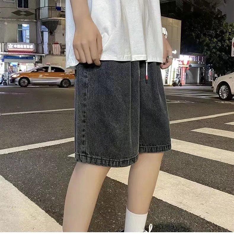 Men's Loose Straight Casual Denim Shorts - Amazitshop
