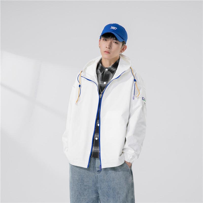 Men's Outerwear Fashion Hooded Men's Top Jacket - Amazitshop