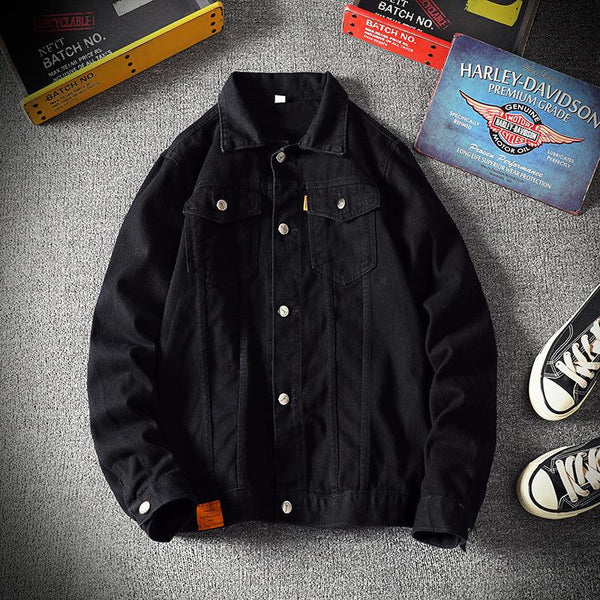 Men's Plus Size Denim Jacket Jacket - Amazitshop