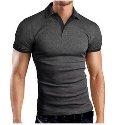 Men's Polo Fir Contrast Simple T-Shirt - Amazitshop