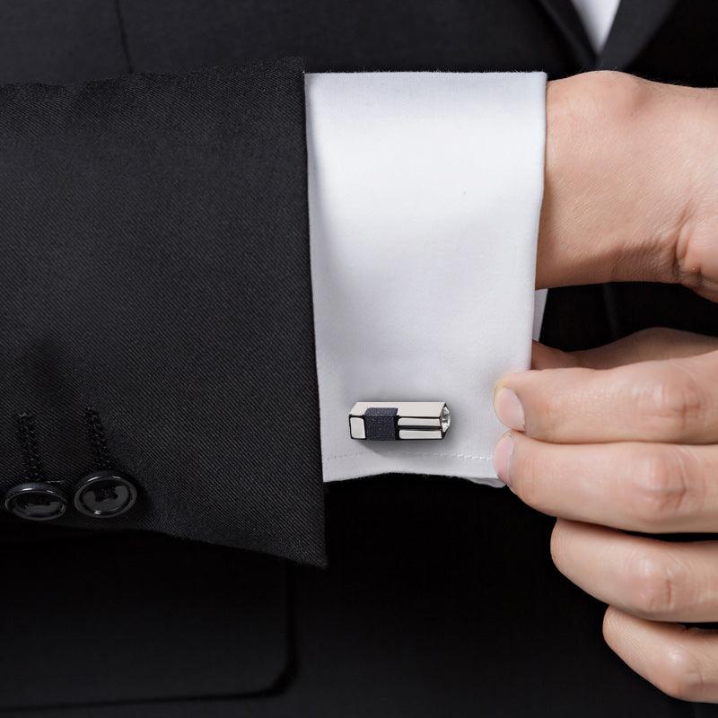 Men's Shirt Button With Diamond Light Luxury Business - Amazitshop